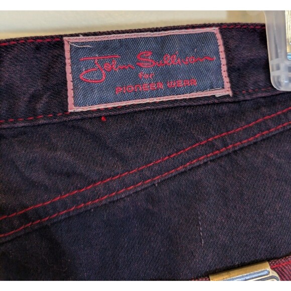 John Sullivan For Pioneer Wear Vintage Women Midi Skirt Denim Western Size 11/12 - Picture 11 of 12